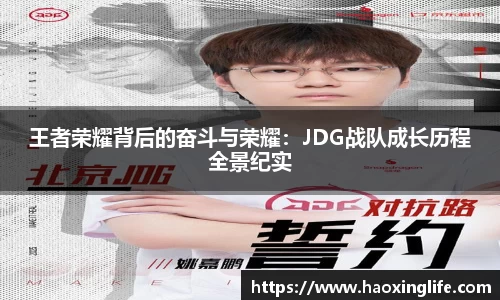 王者荣耀背后的奋斗与荣耀：JDG战队成长历程全景纪实