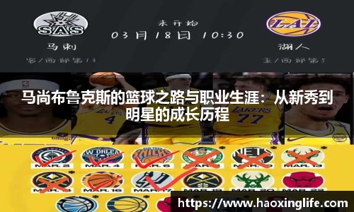 马尚布鲁克斯的篮球之路与职业生涯：从新秀到明星的成长历程